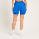 MP Trænings 2-i-1 Shorts til kvinder - True Blue - XS