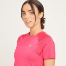 T-shirt d’entraînement à fermeture éclair ¼ coupe slim MP pour femmes – Magenta - XS
