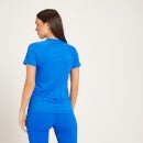 T-shirt d’entraînement à fermeture éclair ¼ coupe slim MP pour femmes – Bleu pur - XXS