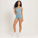 MP Women's Shape Seamless Booty Shorts - Stone Blue - XXL