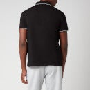 Armani Exchange Men's Placket Detail Polo Shirt - Black