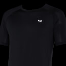 MP pánské tričko s krátkým rukávem Velocity – černé - XXL