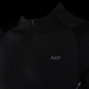 MP vyriški „Velocity Ultra“ marškinėliai su 1/4 užtrauktuku – Juoda - XXS
