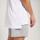 Męski T-shirt z krótkimi rękawami o kroju oversize z kolekcji MP Composure – biały