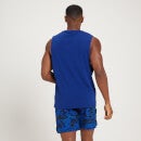 Camiseta sin mangas Adapt Drirelease con estampado de camuflaje para hombre de MP - Azul intenso - XXS