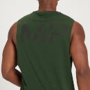 MP pánské tričko bez rukávů Adapt Grit Print – tmavě zelené - XXS
