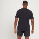 Męski T-shirt z krótkimi rękawami z nadrukiem camo z kolekcji MP Adapt Drirelease – czarny - XXS
