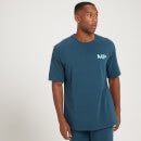 Męski T-shirt z krótkimi rękawami o kroju oversize z kolekcji MP Adapt Washed – Dust Blue - S