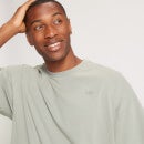 Мужская футболка оверсайз с коротким рукавом для динамических тренировок — Цвет: Серый - XS