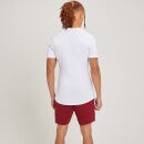 Męski T-shirt z krótkim rękawem z kolekcji MP Form – biały - XXL