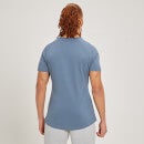 Męski T-shirt z krótkim rękawem z kolekcji MP Form – Steel Blue - XXS