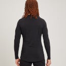 Męska koszulka z długim rękawem z kolekcji MP Form – czarna - XXS