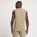 Camiseta sin mangas con sisas caídas para hombre de MP - Marrón grisáceo
