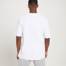 MP muška majica širokog kroja - bijela boja - XS