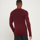 MP vyriški besiūliai „Essential“ marškinėliai ilgomis rankovėmis – Scarlet Marl - XS