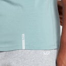 T-shirt à col ras du cou MP Luxe Classic pour hommes – Bleu glacé
