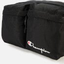 Champion Men's Double Zip Pocket Script Logo Belt Bag - Black