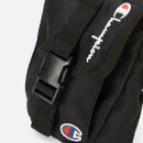 Champion Men's Buckle Front Adjustable Strap Crossbody Bag - Black