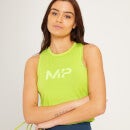Damska krótka koszulka bez rękawów z plecami w stylu racerback z kolekcji Adapt MP – Acid Lime - XXS