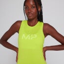 MP dámské tričko bez rukávů s vykrojeným zády Adapt – zářivě limetové - XXS