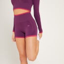 MP Women's Adapt Seamless Booty Shorts - Dark Purple - XL