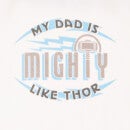 Marvel My Dad Is Mighty Like Thor Kids' Pyjamas - White/Grey