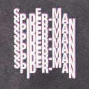 Camiseta para hombre Marvel Spider-Man - Negro lavado ácido
