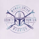Star Wars The Mandalorian Bounty Hunter Warrior Sweatshirt - White