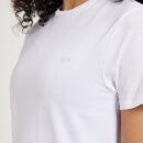 Naisten jaetun selän MP Power Ultra -T-paita - Valkoinen