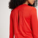 MP dámské triko s dlouhým rukávem Power Ultra – červené - XXS
