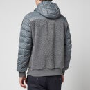 Parajumpers Men's Rhino Fleece + Nylon Zipped Sweatshirt - Magnet - M