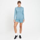 T-shirt d’entraînement à manches longues MP Run Life pour femmes – Bleu gris/Blanc - XXS