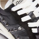 Ash Women's Spider 620 Studs Running Style Trainers - White/Black