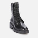 Ash Women's Madness Leather Lace Up Boots - Black - UK 6