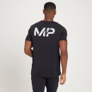Мужская футболка MP Adapt Drirelease с короткими рукавами и зернистым принтом, черная - XXS
