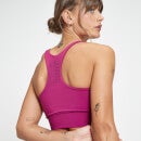 Damski stanik sportowy z plecami w stylu racerback z kolekcji MP – Deep Pink - XXS