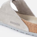 Birkenstock Men's Arizona Suede Double Strap Sandals - Stone Coin