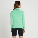 MP Women's Performance Training 1/4 Zip Top - Ice Green Marl with White Fleck - XS
