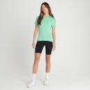 Camiseta Performance Training para mujer de MP - Verde hielo jaspeado con motas blancas - XXS