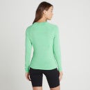 MP Women's Performance Long Sleeve Training T-Shirt - Ice Green Marl with White Fleck - S