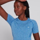 MP Kurzarm-T-Shirt mit Curve-Crop-Design für Damen - Blau - XXS