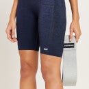 Pantalón corto de ciclismo de talle alto Curve para mujer de MP - Azul jaspeado Galaxy - XXS