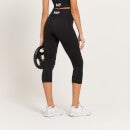 MP Curve magasított derekú, 3/4-es női leggings - Fekete - XXS