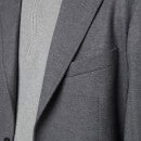 Lanvin Men's Single Breasted Deconstructed Jacket - Dark Grey - 50/L