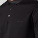 Lanvin Men's Classic Long Sleeve Polo Shirt - Black