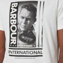 Barbour International X Steve McQueen Men's Goggles Steve T-Shirt - Whisper White