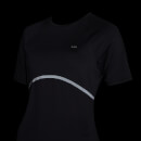 MP Women's Velocity Ultra Reflective T-Shirt - Black - XXS