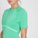 T-shirt catarifrangente MP Velocity Ultra da donna - Verde ghiaccio - XXS