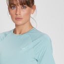 T-shirt catarifrangente MP Velocity Ultra da donna - Azzurro ghiaccio - XXS
