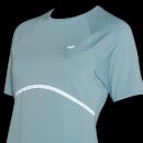 T-shirt catarifrangente MP Velocity Ultra da donna - Azzurro ghiaccio - XXS